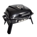 Grill cuirm-chnuic barbecue BBQ so-ghiùlain le casan fillte